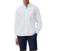 Regular Fit: Hemd aus Leinenmix mit Stehkragen XL weiß 2163065.0100.XL