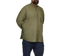 s.Oliver Herren 2148588 Hemd Langarm mit Stehkragen, 77K2 Grün, 3XL