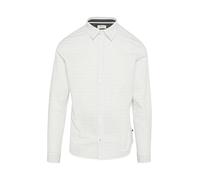 s.Oliver Red Label - Slim Fit: Gemustertes Hemd aus Baumwollstretch weiß - Gr. - M