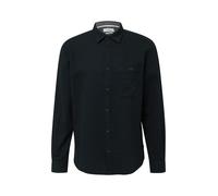 Regular Fit: Strukturiertes Baumwollhemd mit Brusttasche 3XL schwarz 2172933.9999.3XL
