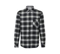 Regular Fit: Kariertes Hemd aus Flanell M schwarz|weiß 2170213.99N3.M