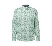 Slim Fit: Langarmhemd mit All-over-Print und Kentkragen XXL türkis|mehrfarbig 2174263.61A1.XXL