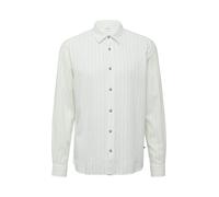 Regular Fit: Gestreiftes Hemd aus Baumwoll- und Leinenmix XL weiß 2163061.01G6.XL