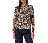 Hemdbluse aus Jersey 34 mehrfarbig|braun 2175335.89A2.34
