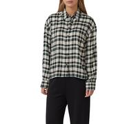 Hemdbluse im Relaxed Fit mit Raffung am Rücken 34 petrol|mehrfarbig 2170018.69N1.34