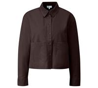 Verkürzte Feincord-Bluse mit aufgesetzten Taschen 44 braun 2170036.8945.44