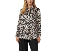 Hemdbluse mit All-over-Print 38 schwarz|mehrfarbig|braun 2171635.93A1.38