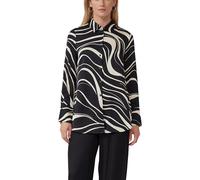 Hemdbluse mit All-over-Print 40 schwarz 2171635.99A3.40
