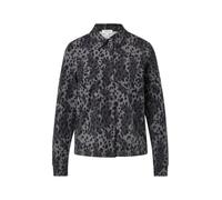 Jerseybluse mit Leo-Muster 36 grau 2172309.98A2.36