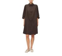 Hemdblusenkleid mit Smok-Detail 44 braun 2181006.8944.44