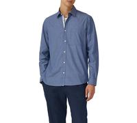 Regular Fit: Gemustertes Langarmhemd mit Brusttasche XXL blau 2168125.55K8.XXL