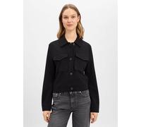 Strukturierte Jacke aus Interlock 46 schwarz 2174773.9999.46