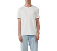 Henley-Shirt mit Flammgarnstruktur 3XL weiß 2161569.0120.3XL