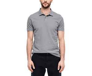 s.Oliver Herren 03.899.35.5268 Poloshirt, per pack Grau (Grey 9500), X-Large (Herstellergröße: XL)