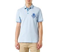 s.Oliver Herren 10.3.11.13.121.2131479 Poloshirt kurzarm, Blau #Bcd4e6, L
