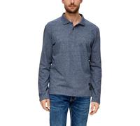 s.Oliver Herren 2138674 Poloshirt langarm, 57W1 blau, S