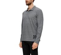 s.Oliver Herren 2138674 Poloshirt langarm, 9823 grau, S