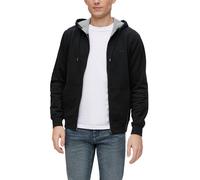 Sweatjacke mit Känguru-Tasche M men Black