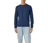 s.Oliver Strickpullover 59X0 Rundhals 100% Baumwolle Herren Blau Gr. XXL