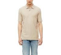 Strukturiertes Poloshirt mit Seitenschlitzen M beige 2178232.8148.M