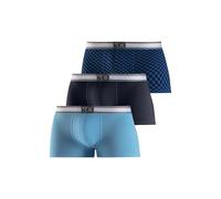 s.Oliver Herren 32378119 Boxershorts, blau+Marine+AOP, S (3er Pack)