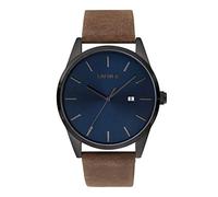 s.Oliver Herren Analog Quarz Uhr mit Leder Armband SO-3850-LQ