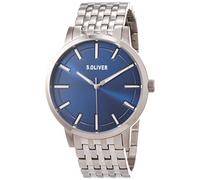 s.Oliver Herren Analog Quarz Uhr mit Titan Armband SO-4241-MQT