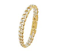 Panzerarmband in Bicolor-Optik 21 gold|silber 6008942.19B0.21