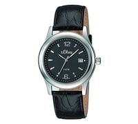 s.Oliver Herren-Armbanduhr Analog Quarz Leder SO-15075-LQR