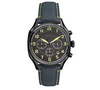 s.Oliver Herren-Armbanduhr Chronograph Quarz Leder SO-3181-LC