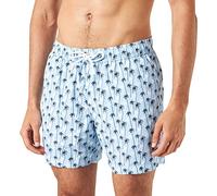 Badehose mit Allover-Print 3XL blau