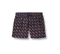 s.Oliver Red Label - Badehose mit Allover-Print blau - Gr. - L