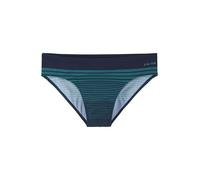 s.Oliver Herren Badeslip mit Streifenmuster in Navy-Petrol