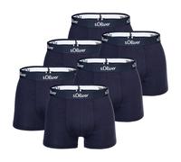 s.Oliver Herren Boxershorts, 6er Pack - Boxerbrief, Baumwoll-Stretch Marine M
