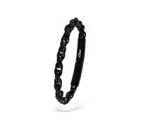 s.Oliver Herren Bracelet - Armband aus mattiertem Edelstahl - IP Gun - Verstellbar bis 22 cm - wasserfest & hautfreundlich