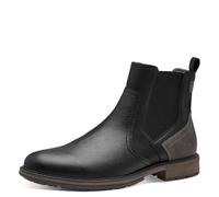 s.Oliver Herren Chelsea Boots aus Kunstleder Elegant, Schwarz (Black), 44 EU