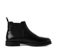 s.Oliver Herren Chelsea Boots aus Leder Elegant, Schwarz (Black), 44 EU