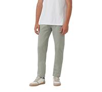 s.Oliver Herren Chino Hose lang Chinohose aus Baumwollmix mit Ziernaht