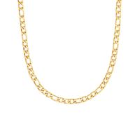 s.Oliver Herren Halskette 2038008 Figaro Edelstahl gelbgold IP