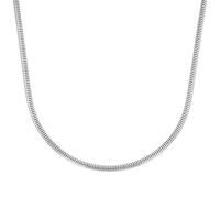 s.Oliver Halskette Edelstahl Herren Halsschmuck, 50+5 cm, Silber, Kommt in Schmuck Geschenk Box, 2039742