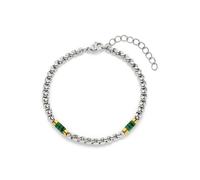s.Oliver Herren Halskette aus Edelstahl mit Steindetails