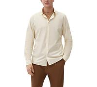 s.Oliver Herren Hemd Langarm 2127455 Hemd langarm, 01A3 weiß|gelb, L