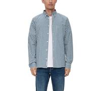 s.Oliver Herren Hemd Langarm Blue Green S