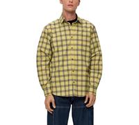 s.Oliver Herren Hemd Langarm, Regular Fit Yellow S