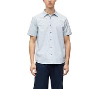 Regular Fit: Elastisches Kurzarmhemd mit All-over-Print 3XL blau|weiß 2176496.50A0.3XL