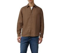 Regular Fit: Langarmhemd aus Leinen M braun 2164316.8483.M