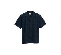 Resort Fit: Hemd mit Strukturstreifen L blau 2179118.5978.L