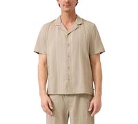 Resort Fit: Hemd mit Strukturstreifen XL beige 2179118.8148.XL