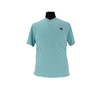 s.Oliver Herren Henley T-Shirt hellblau große Größen ? Kurzarm Shirt mit Knopfleiste 4XL