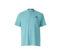 s.Oliver Herren Henley T-Shirt hellblau große Größen ? Kurzarm Shirt mit Knopfleiste 5XL